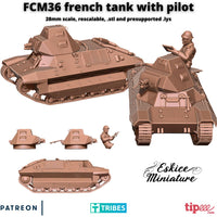 FCM36 - Tank Français