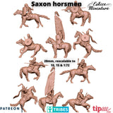 Saxons à cheval x5