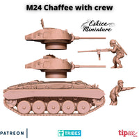 M24 Chaffee et équipage