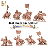 Etat major sur destriers