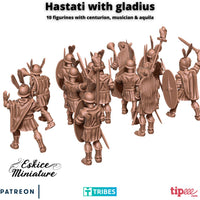 Hastati avec gladius (romain) x12
