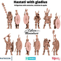 Hastati avec gladius (romain) x12