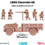 LRDG Chevrolet avec équipage UK