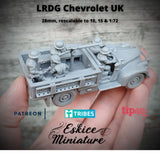 LRDG Chevrolet avec équipage UK