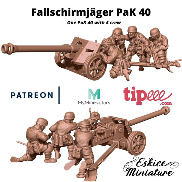 PAK 40 - Fallschirmjäger