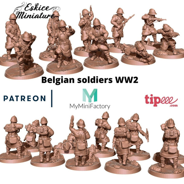 Soldats Belges série 1