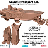 Vaisseau de transport de Galactic troopers type AAL