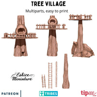 Village dans les arbres
