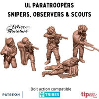 Snipers et observateurs Parachutistes Anglais