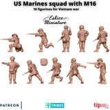 US Marines avec M16 x10