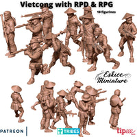 Vietcong avec RPD et RPG x10